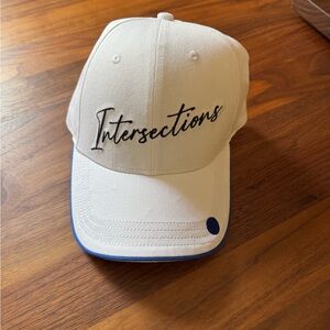 Kiton White and Blue Cap - NWT